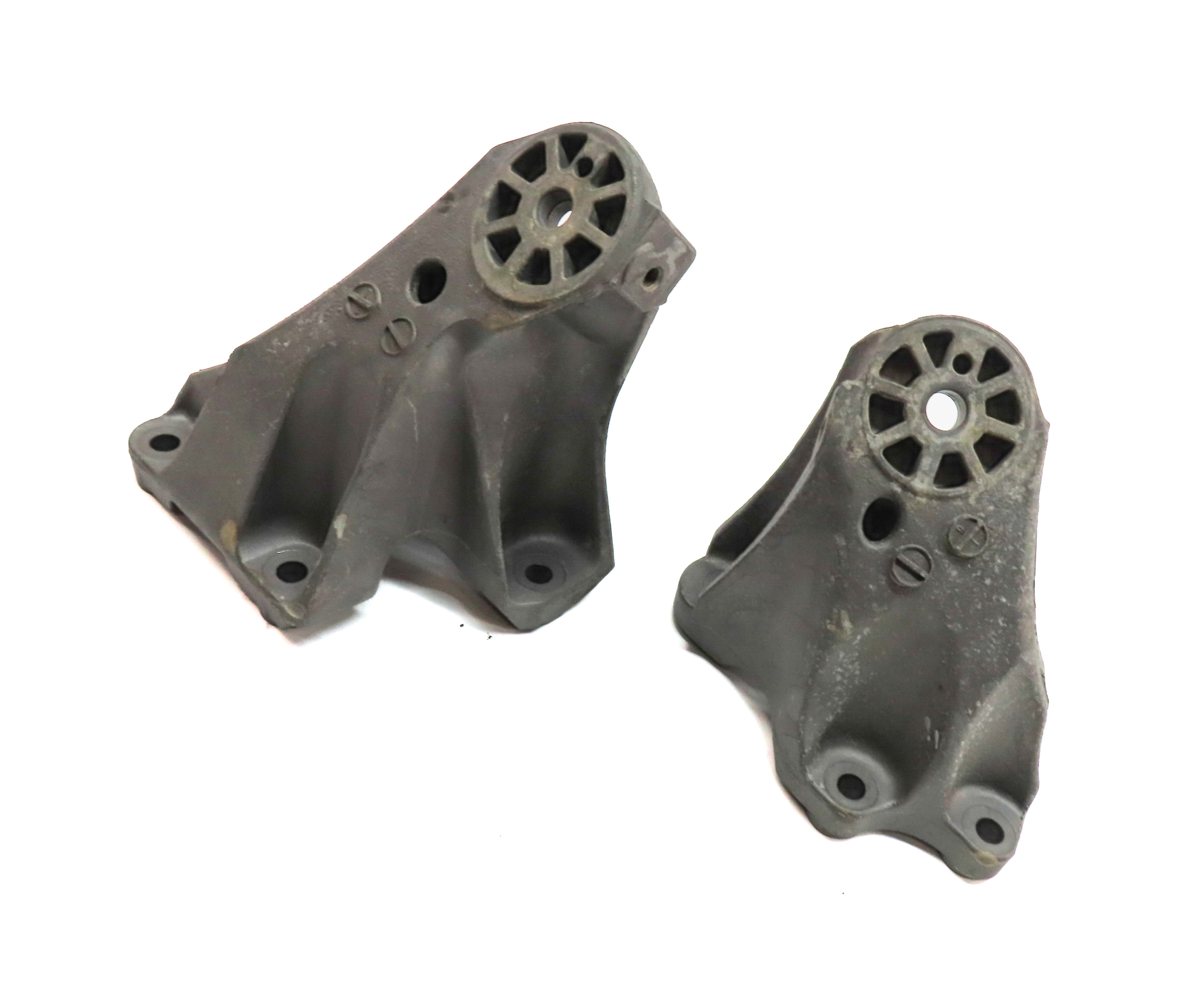 2011 AUDI Q7 (4L) 3.0L DIESEL (CATA) ENGINE MOTOR MOUNT SUPPORT BRACKET SET/2 — exact item pictured
